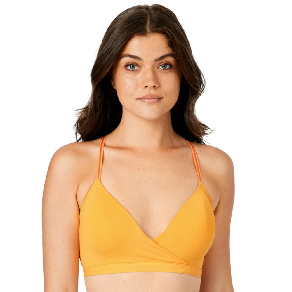 Kindly Yours Women's Lightly Lined Wire-Free Bra size S in Blazing Orange